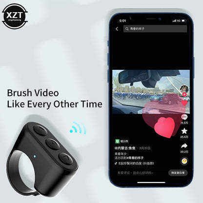 Mobile Phone Bluetooth Ring Remote Control